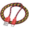 Дата кабель Hoco X116 Meridian USB to Type-C 3A (1m) Gradient Red Mix
