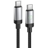 Дата кабель Hoco X117 Star Type-C to Type-C 60W (1m) Black
