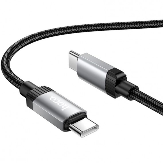 Дата кабель Hoco X117 Star Type-C to Type-C 60W (1m) Black