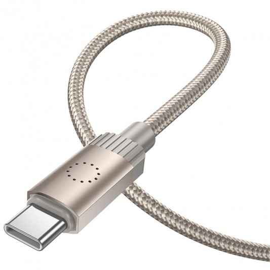 Дата кабель Hoco X117 Star Type-C to Type-C 60W (1m) Gold - зображення 2 