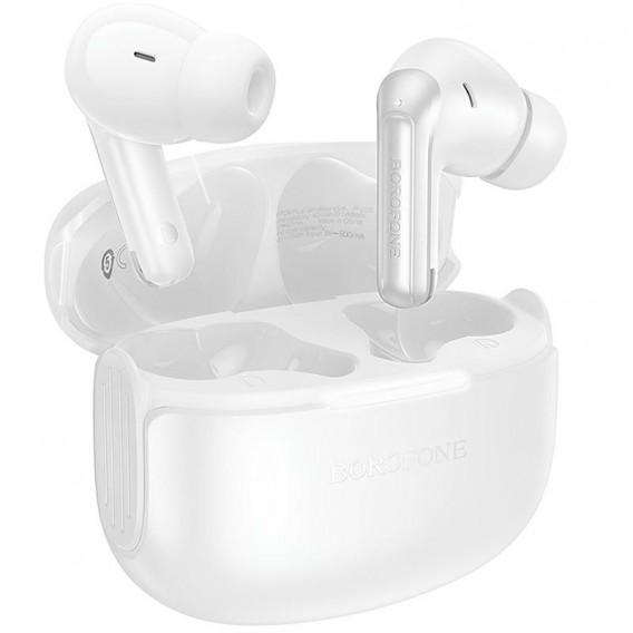 Бездротові TWS навушники Borofone FQ9 Plus Peaceful ANC+ENC White