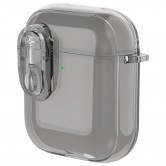 Футляр TPU Colorful для наушников Airpods 1/2 Black