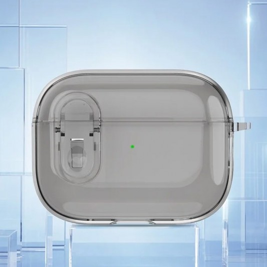 Футляр TPU Colorful для навушників Airpods Pro Black - зображення 2 