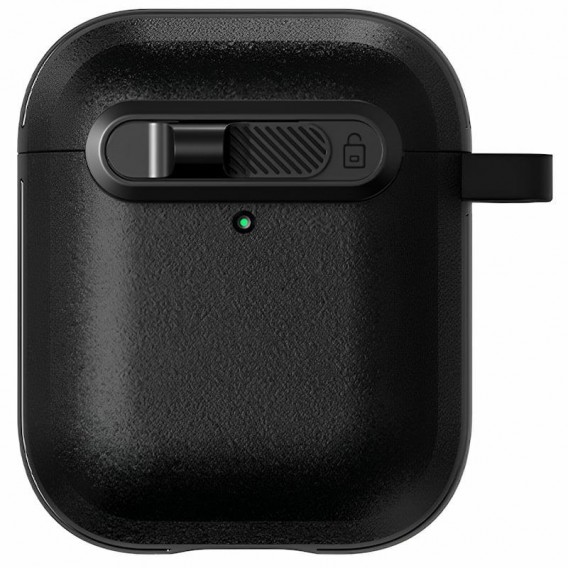 Футляр Frosted для навушників Airpods 1/2 Black