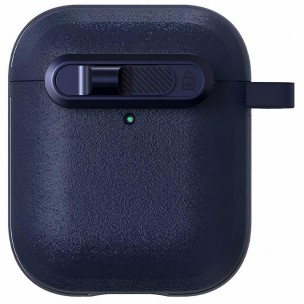Футляр Frosted для наушников Airpods 1/2 Blue