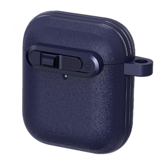 Футляр Frosted для навушників Airpods 1/2 Blue - зображення 2 