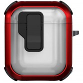 Футляр противоударный Locking Button для наушников Airpods 1/2 Red Футляр противоударный Locking Button для наушников Airpods 1/2 Red