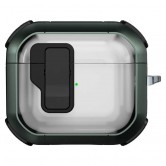 Футляр противоударный Locking Button для наушников Airpods 3 Apple Green
