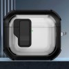 Футляр протиударний Locking Button для навушників Airpods 3 Black
