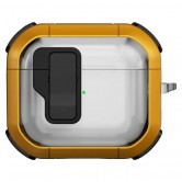 Футляр противоударный Locking Button для наушников Airpods 3 Yellow