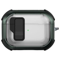 Футляр протиударний Locking Button для навушників Airpods Pro Apple Green