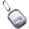 Футляр протиударний Locking Button для навушників Airpods Pro Light Purple