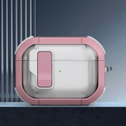 Футляр протиударний Locking Button для навушників Airpods Pro Pink