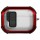 Футляр протиударний Locking Button для навушників Airpods Pro Red
