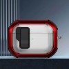 Футляр протиударний Locking Button для навушників Airpods Pro Red