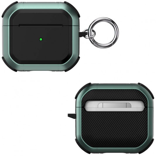 Футляр протиударний Black ed. для навушників Airpods 3 Apple Green - зображення 3 