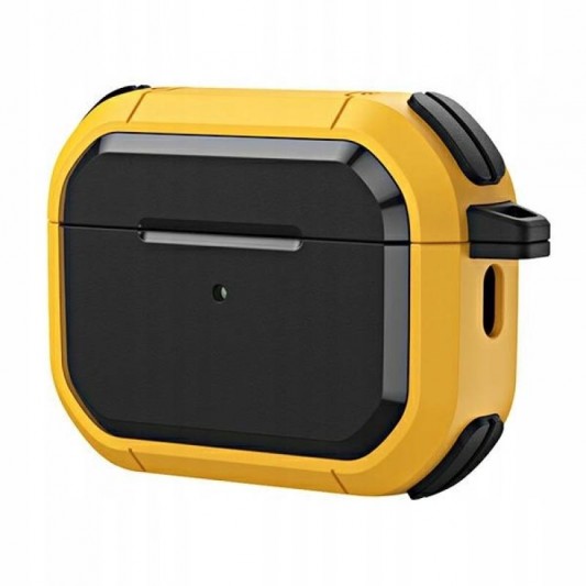 Футляр протиударний Black ed. для навушників Airpods 3 Yellow - зображення 3 