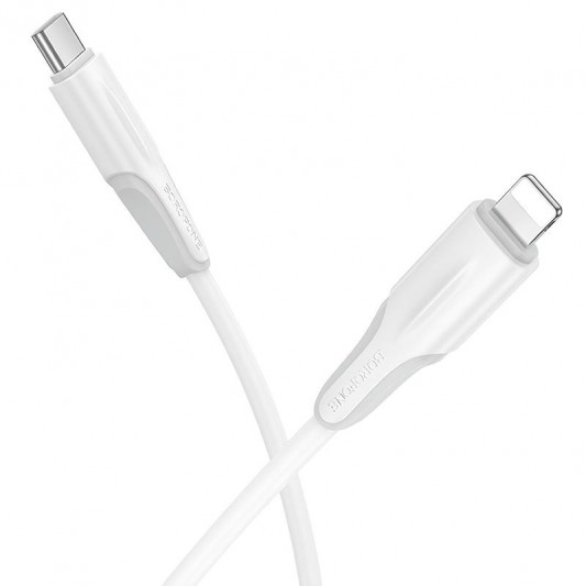 Дата кабель Borofone BX119 New Type-C to Lightning 27W (1m) White - зображення 1 