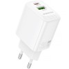 Блок питания Borofone BN29 Fuente PD30W+QC3.0 (1USB-A/1C) White