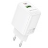 Блок питания Borofone BN27 Fuente PD20W+QC3.0 (1USB-A/1C) White