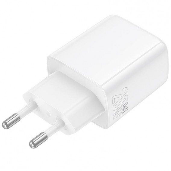 Блок живлення Borofone BN27 Fuente PD20W+QC3.0 (1USB-A/1C) White