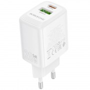 МЗП Borofone BN27 Fuente PD20W+QC3.0 (1USB-A/1C) White