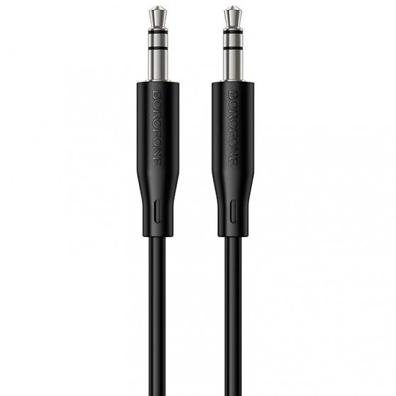 Аудіо кабель Aux Borofone BL26 Standard (1m) Black