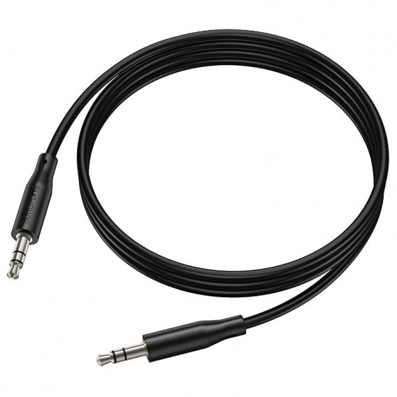 Аудіо кабель Aux Borofone BL26 Standard (1m) Black
