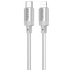 Дата кабель Borofone BX108 Start silicone Type-C to Lightning 27W (1m) Gray