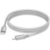 Дата кабель Borofone BX108 Start silicone Type-C to Lightning 27W (1m) Gray