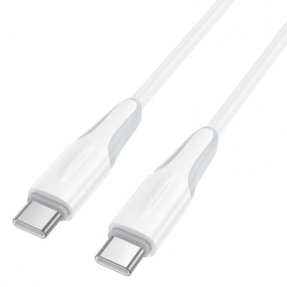 Дата кабель Borofone BX119 New Type-C to Type-C 60W (1m) White