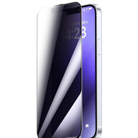 Захисне скло Remax 3D Privacy (GL-27) для Apple iPhone 14 Pro Max (6.7") Чорний - зображення 4 