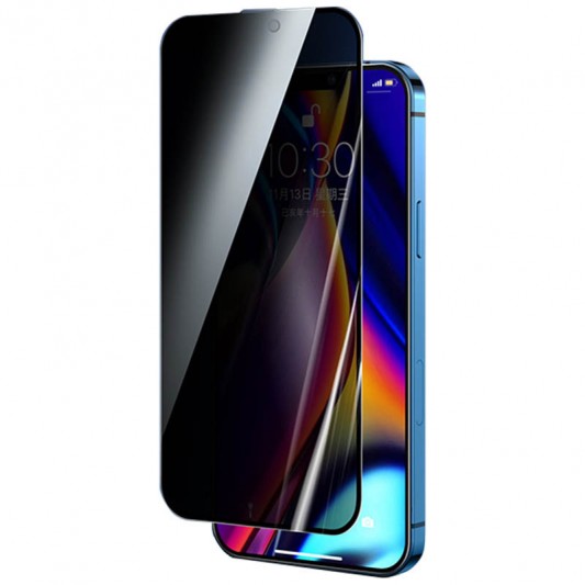 Захисне скло Remax 3D Privacy (GL-27) для Apple iPhone 15 Plus / 16 Plus (6.7") Чорний - зображення 4 