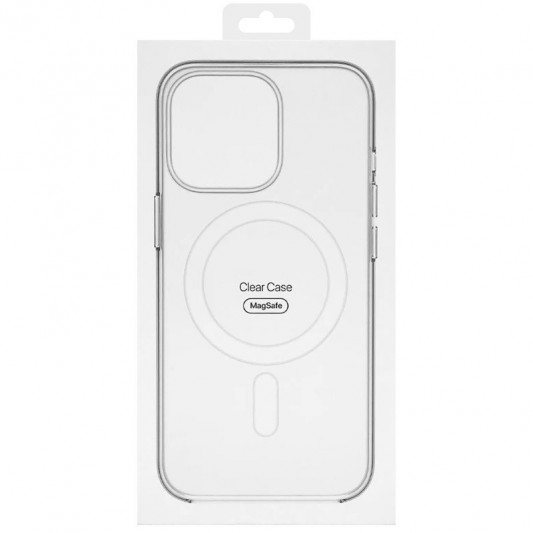 Чохол Clear Case (AAA) with MagSafe and Animation для Apple iPhone 14 Pro Max (6.7") Clear - зображення 2 