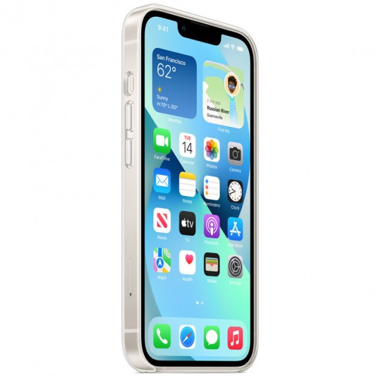 Чохол Clear Case (AAA) with MagSafe and Animation для Apple iPhone 15 (6.1") Clear - зображення 1 