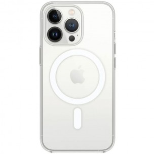 Чехол Clear Case (AAA) с MagSafe and Animation для Apple iPhone 15 Pro Max (6.7") Clear
