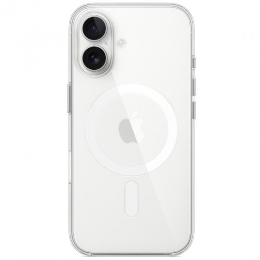 Чохол Clear Case (AAA) with MagSafe and Animation для Apple iPhone 16 (6.1") Clear