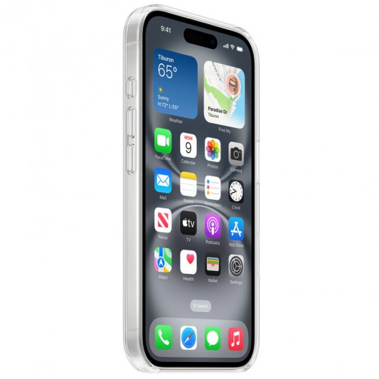 Чохол Clear Case (AAA) with MagSafe and Animation для Apple iPhone 16 (6.1") Clear - зображення 1 