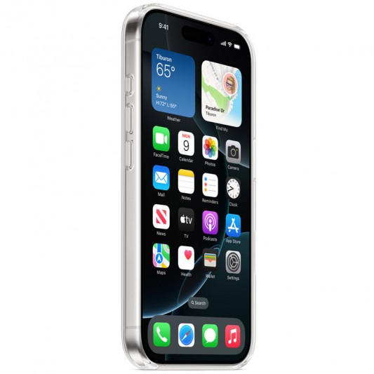 Чохол Clear Case (AAA) with MagSafe and Animation для Apple iPhone 16 Pro (6.3") Clear - зображення 1 