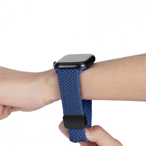 Ремінець Dux Ducis Nylon Woven для Apple Watch 38/40/41/42mm(ser.10) Storm Blue