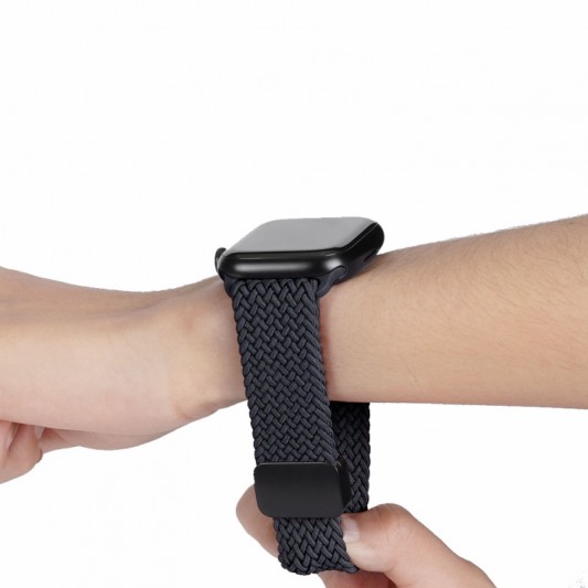 Ремінець Dux Ducis Nylon Woven для Apple Watch 38/40/41/42mm(ser.10) Midnight - зображення 2 