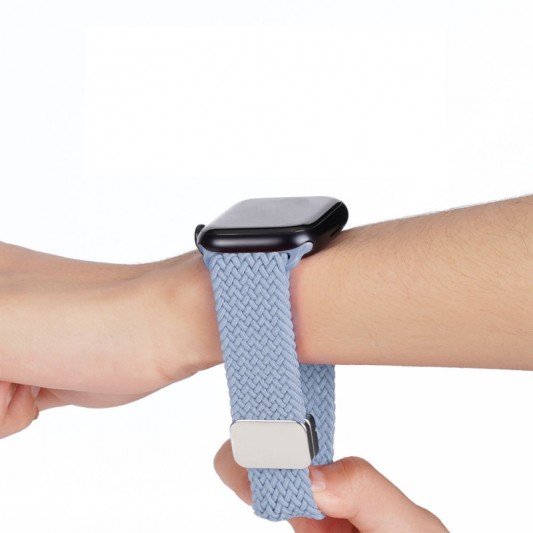 Ремінець Dux Ducis Nylon Woven для Apple Watch 38/40/41/42mm(ser.10) Light Blue - зображення 2 