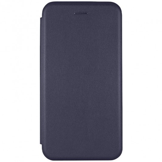 Шкіряний чохол-книжка Classy для Apple iPhone 12 Pro / 12 (6.1") Темно-синій