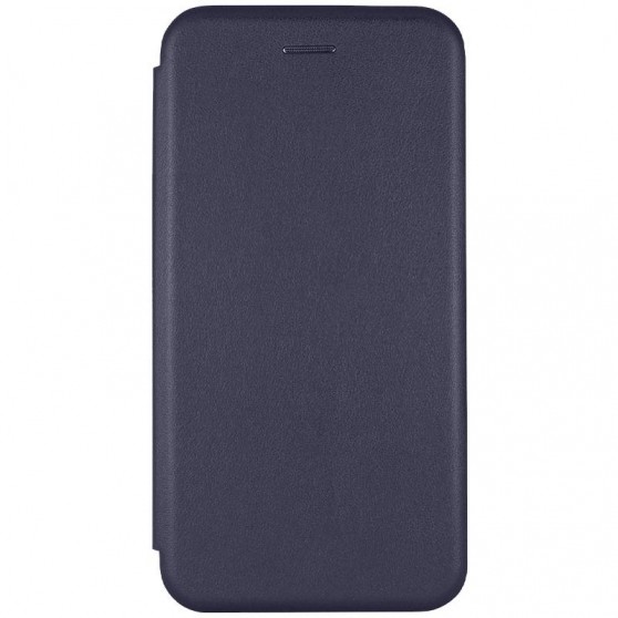 Шкіряний чохол-книжка Classy для Apple iPhone 12 Pro / 12 (6.1") Темно-синій