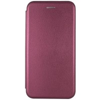 Кожаный чехол-книга Classy для Apple iPhone 12 Pro/12 (6.1") Бордовый