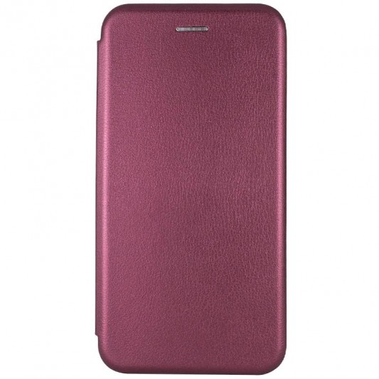 Шкіряний чохол-книжка Classy для Apple iPhone 12 Pro / 12 (6.1") Бордовий