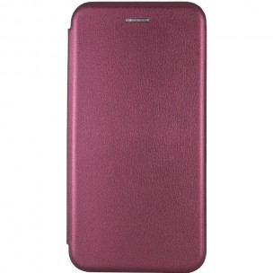 Шкіряний чохол-книжка Classy для Apple iPhone 13 / 14 (6.1") Бордовий