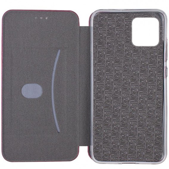 Кожаный чехол-книга Classy для Apple iPhone 13/14 (6.1") Бордовый