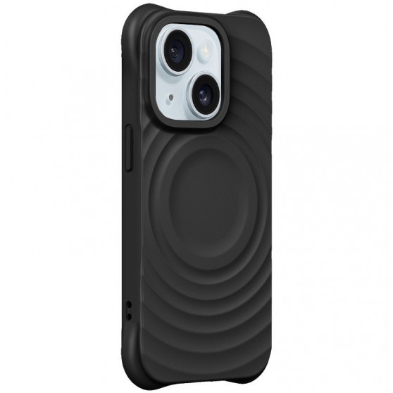 Чехол TPU Orbit with MagSafe для Apple iPhone 15 (6.1") Black
