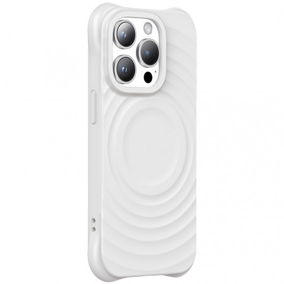 Чехол TPU Orbit with MagSafe для Apple iPhone 15 Pro (6.1") White